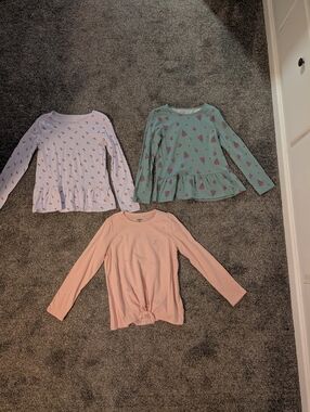 Bundle of Girls Carters Long Sleeve